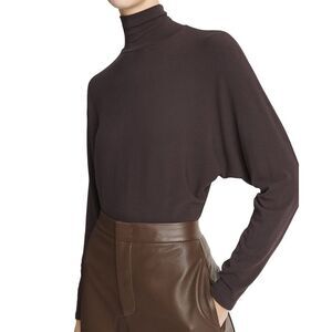 Vince Womens  Turtleneck Bodysuit